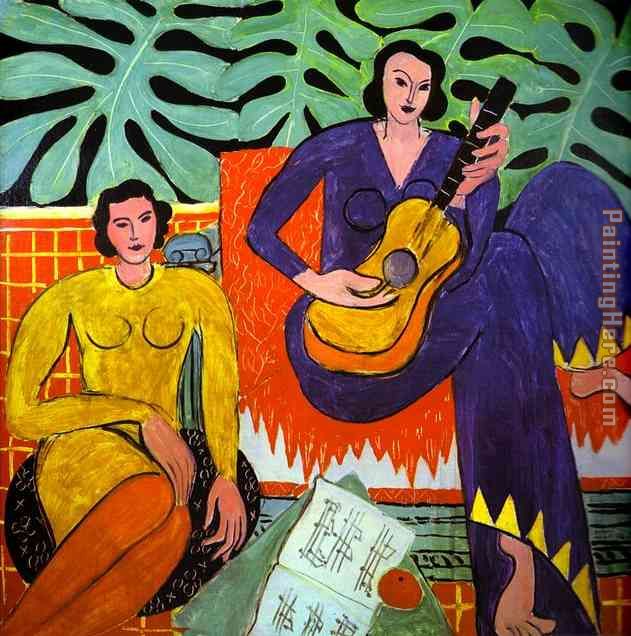 Music painting - Henri Matisse Music art painting